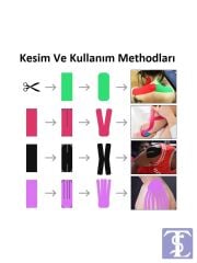 Acura AC-150 Yüz & Vücut Uyumlu Hipoalerjenik Kinezyo Bant 5m x 5cm