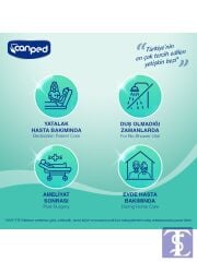 Canped Perine Bölgesi Temizleme Havlusu 50 Li x 3 Adet