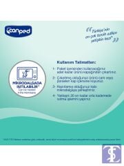 Canped Perine Bölgesi Temizleme Havlusu 50 Li x 3 Adet