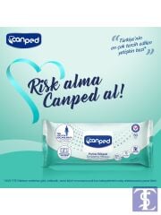 Canped Perine Bölgesi Temizleme Havlusu 50 Li x 3 Adet