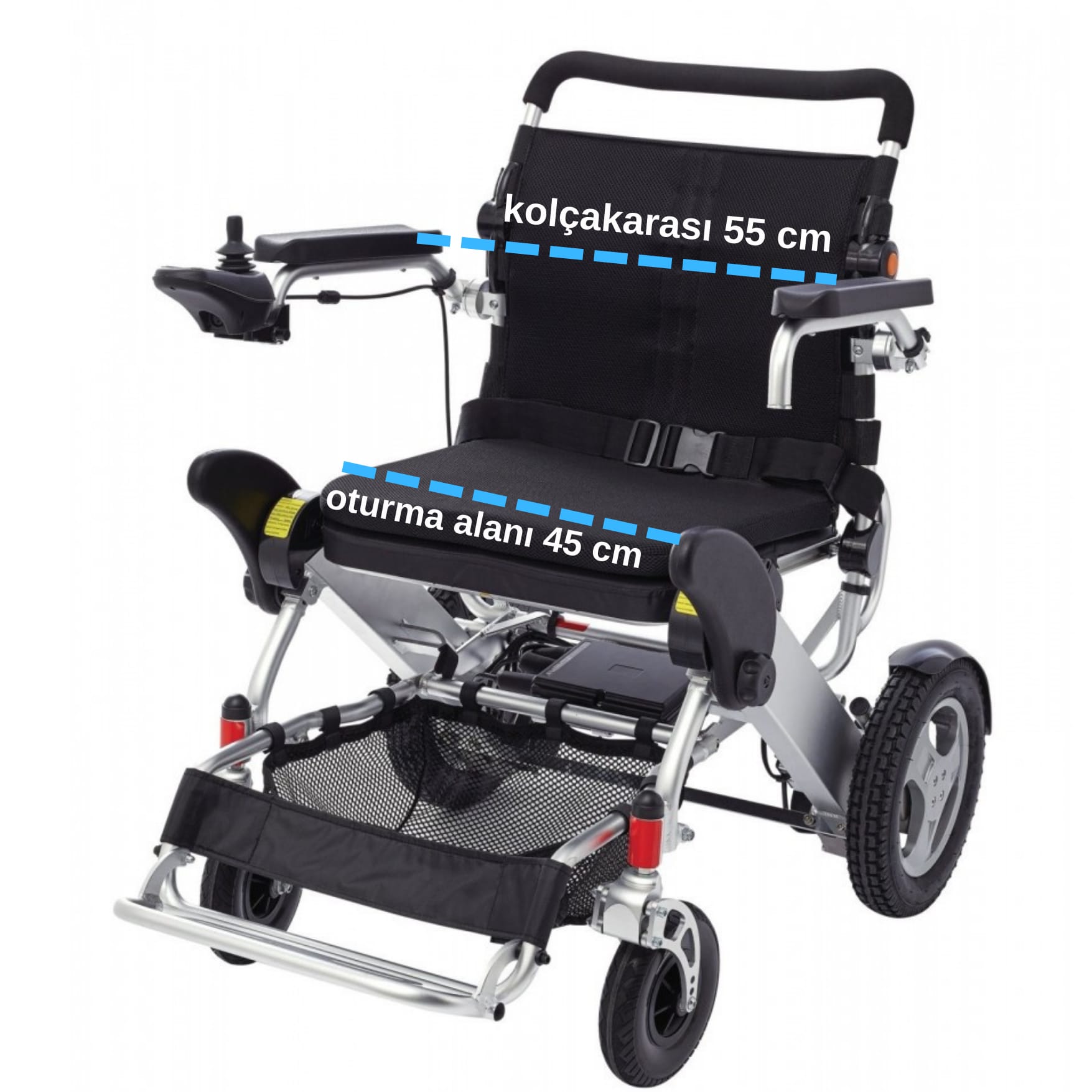 Poylin P209 XL Akülü Tekerlekli Sandalye