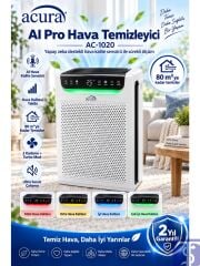 Acura AC-1020 AI Pro Akıllı Hava Temizleyici – Ev ve Ofis Tipi Hava Arıtma Cihazı