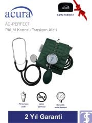 Ac-Perfect Palm Tipi Kancalı Manuel Tansiyon Aleti – Stetoskoplu Profesyonel Set