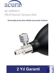 Ac-Perfect Palm Tipi Kancalı Manuel Tansiyon Aleti – Stetoskoplu Profesyonel Set