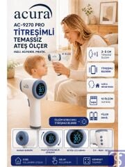 Acura AC-9270 PRO Titreşimli Profesyonel Temassız Alından Ateş Ölçer