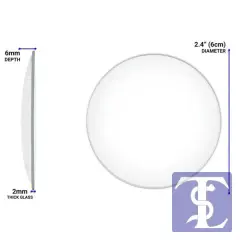 Saat Camı 60 mm