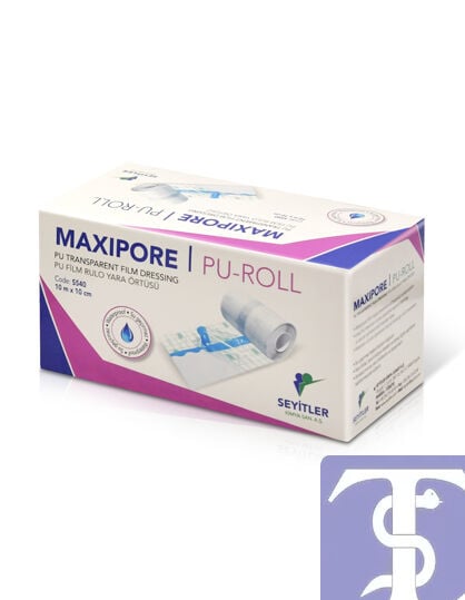 Maxipore Pu Roll Şeffaf Rulo Banyo Bandı 10Cmx10Mt