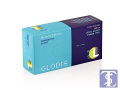 Glodis Nonsteril Lateks Pudrasız Muayene Eldiveni L