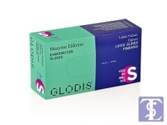 Glodis Nonsteril Latex Pudralı Muayene Eldiveni S