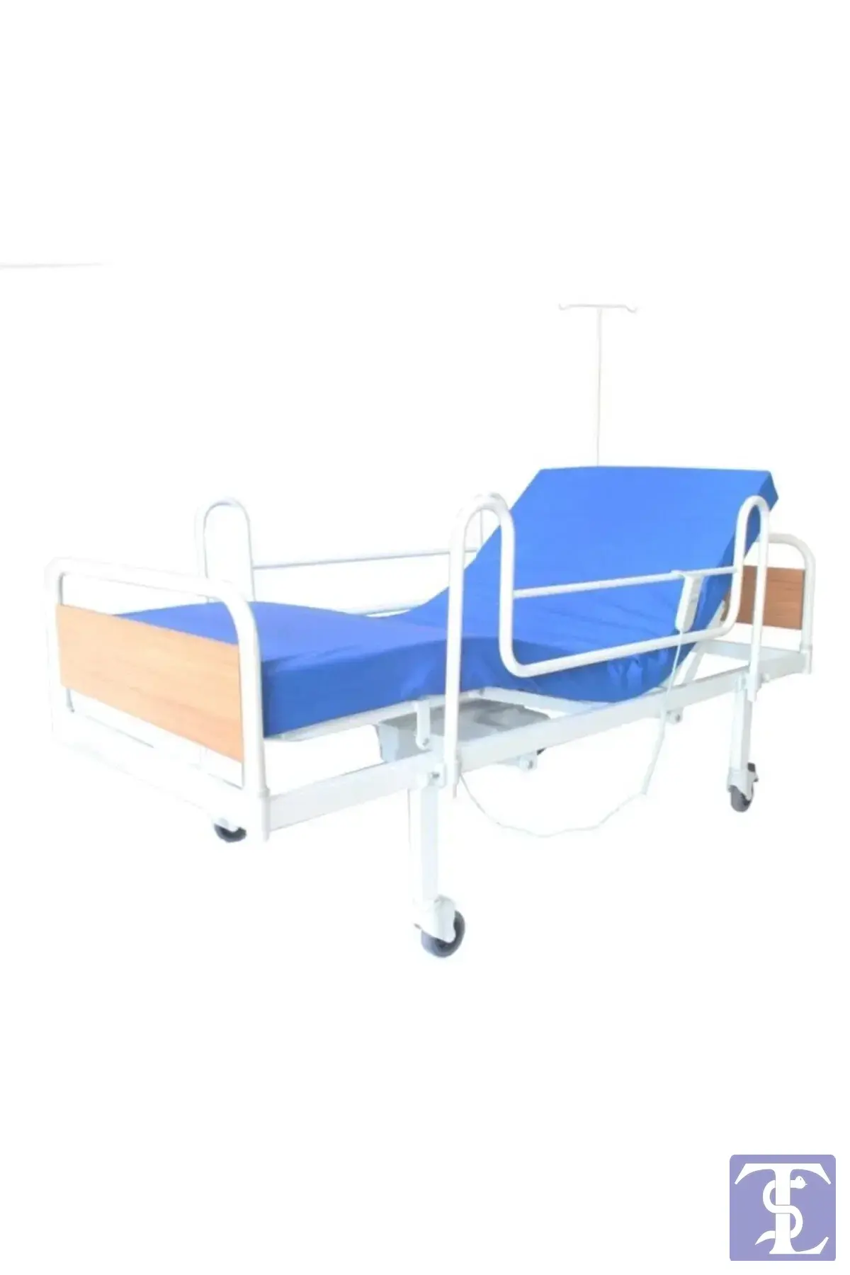 2 Motorlu Ekonomik Hasta Karyolası + 4 Parçalı Yatak