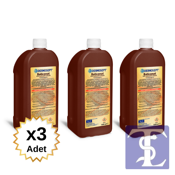 Dermosept Batikon 1000 ml – 3 ADET