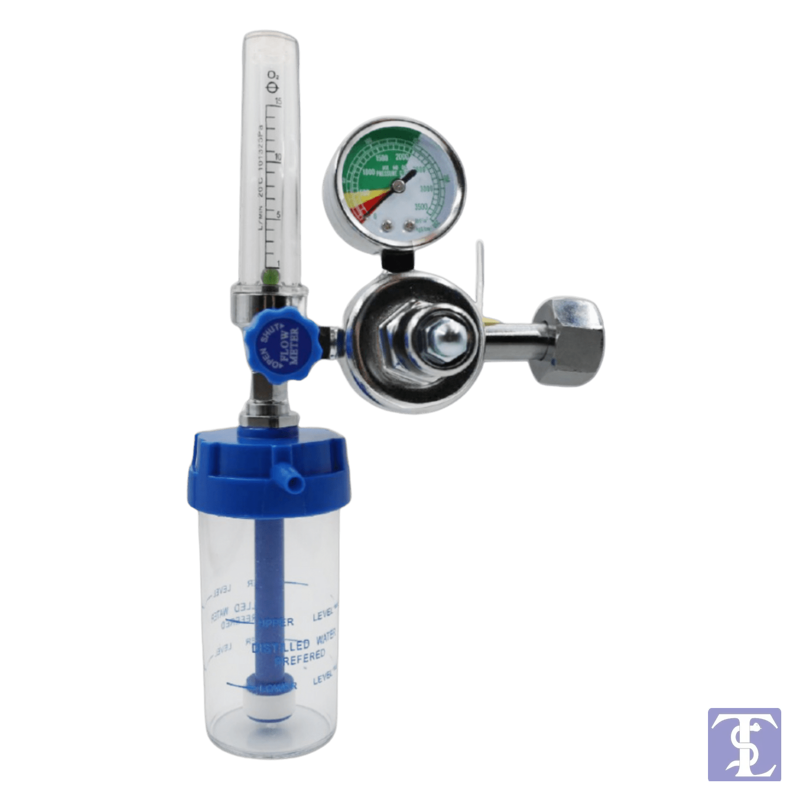 Respirox YR-87 Tıbbi Oksijen Regülatörü Manometre