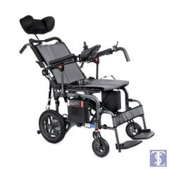 Comfort Plus Dy01102 Lityum Akülü Tekerlekli Sandalye Baş Destekli Sırt Yatar