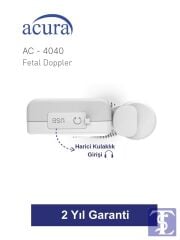 Acura AC-4040 Fetal Doppler Hamileler İçin Nabız Duyma Cihazı