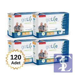 Giz Life Bel Bantlı Yetişkin Hasta Bezi XL 4 x 30'lu
