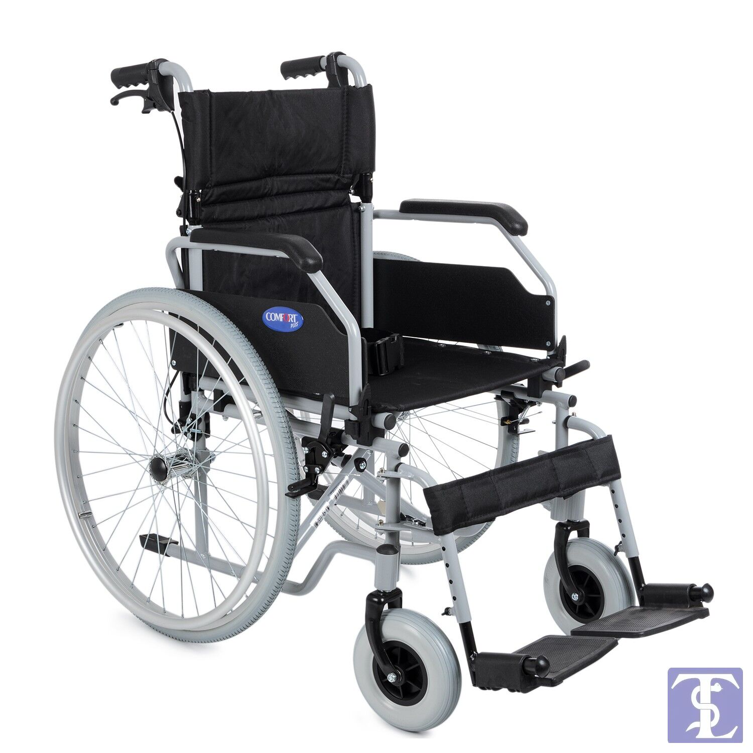 Comfort Plus Dm-321 40Cm Hafif Alüminyum Tekerlekli Sandalye