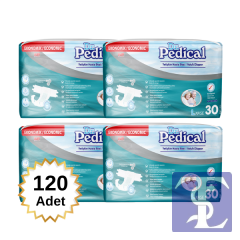 Dr.Pedical Bel Bantlı Yetişkin Hasta Bezi L 120'li (4x30'lu)