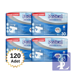 Dr.Pedical Bel Bantlı Yetişkin Hasta Bezi M 120'li (4x30'lu)