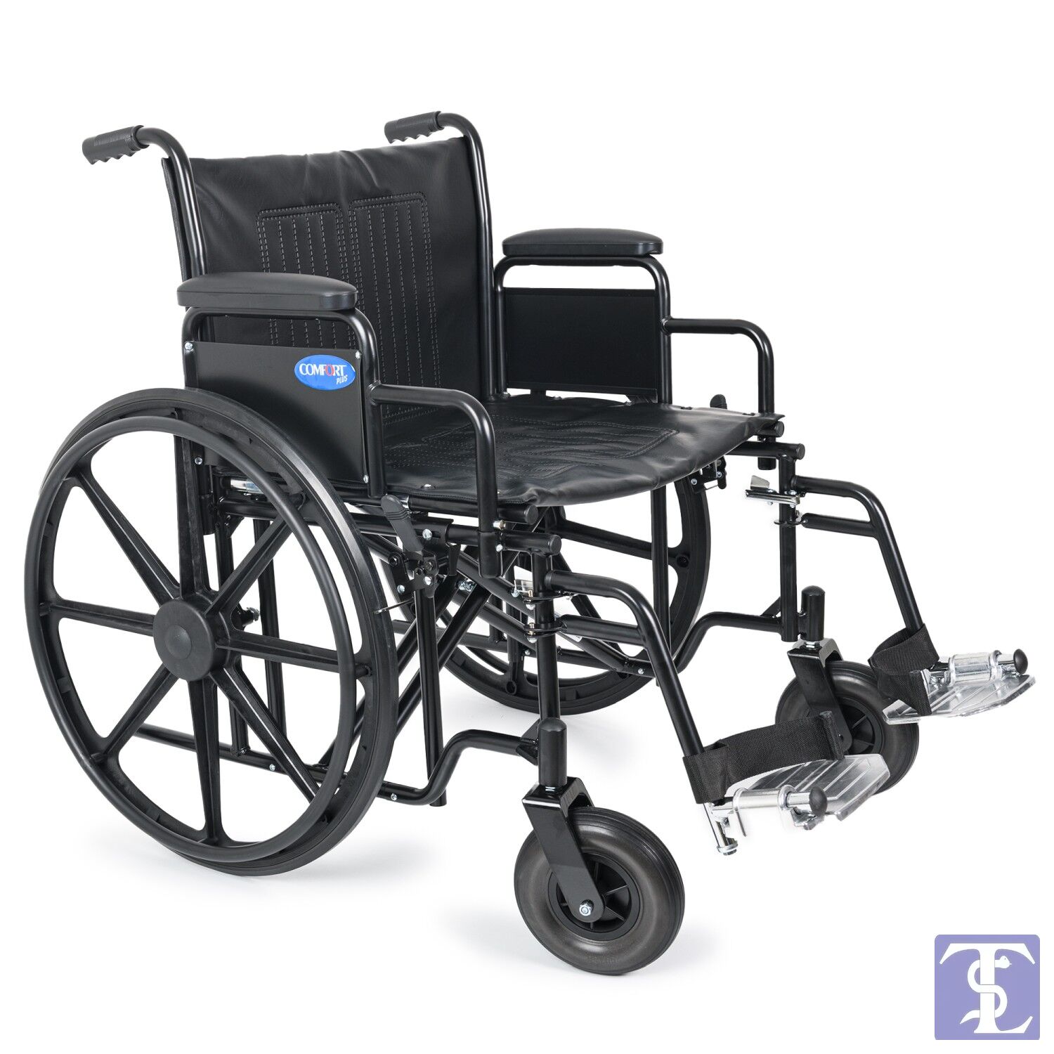 Comfort Plus Dm-312 XXL 60Cm Obez Tekerlekli Sandalye (180 Kg Taşıma Kapasiteli)
