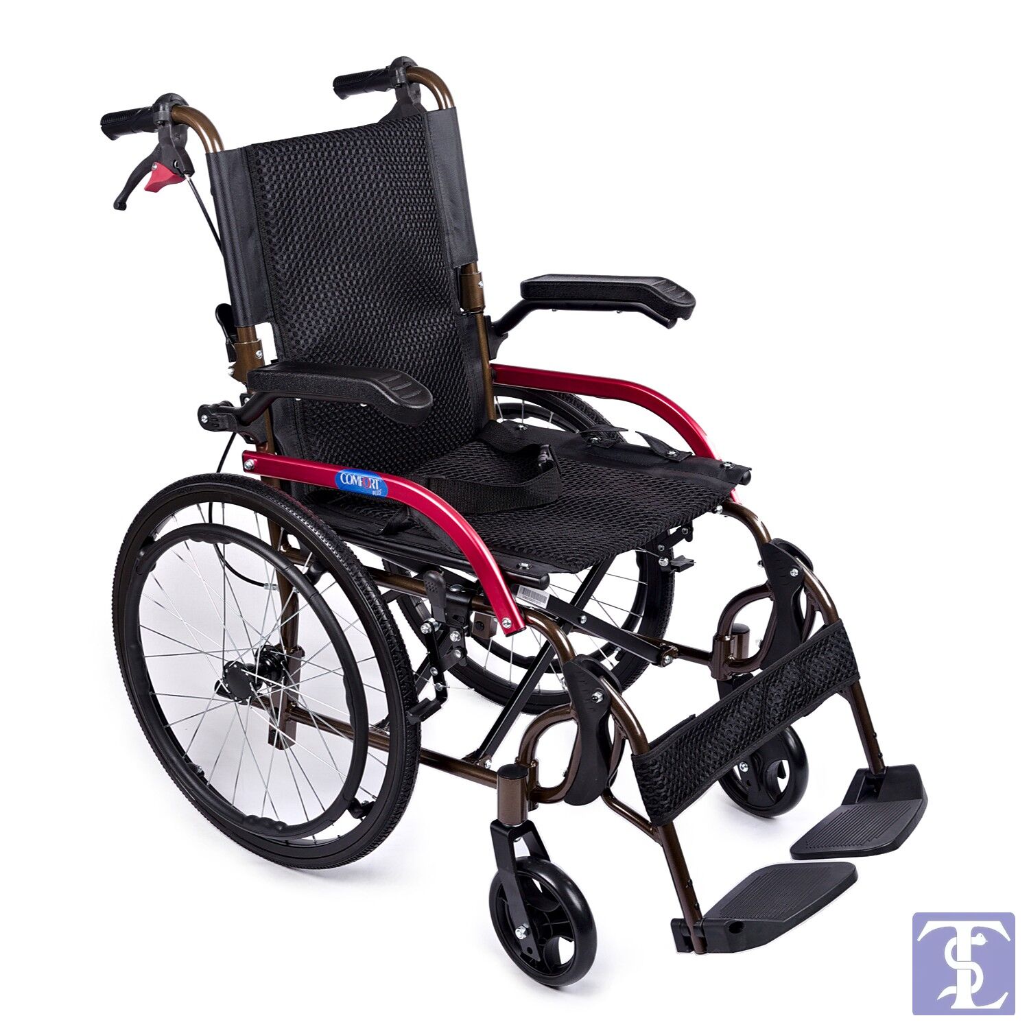 Comfort Plus Gk863Laj-20 Jet Black Transfer Alüminyum Tekerlekli Sandalye