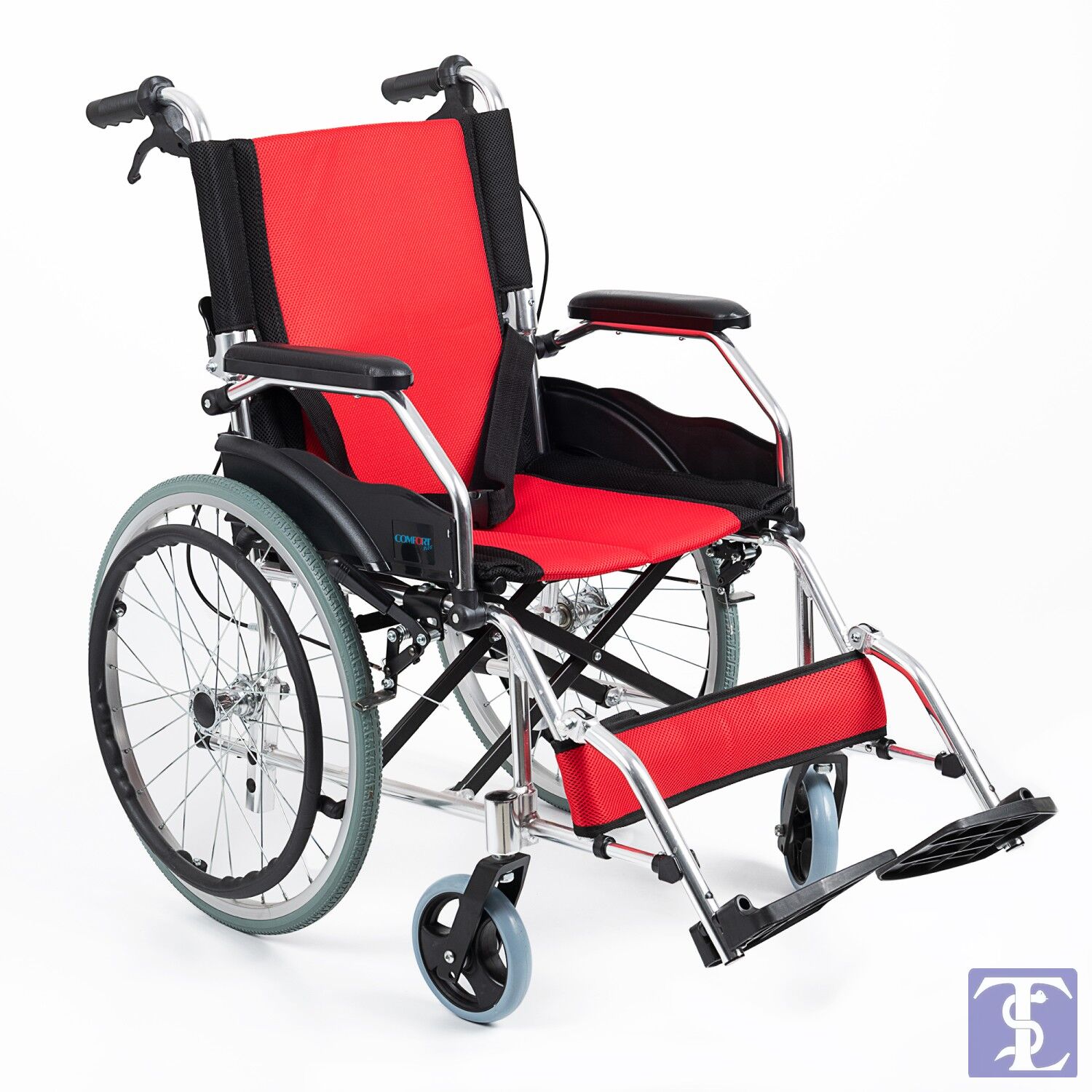 Comfort Plus Ky863Laj-A20 Kırmızı Alüminyum Transfer Sandalyesi