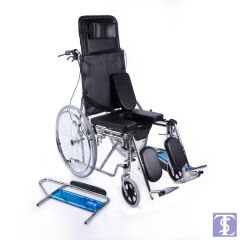 Comfort Plus Dy02608Gc Sırt Yatar Tuvalet Özellikli Tekerlekli Sandalye