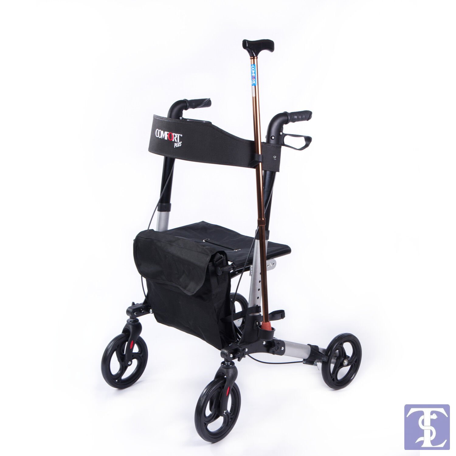 Comfort Plus Dm-9102 Alüminyum Lüks Rolatör Gümüş