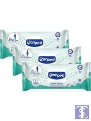 Canped Perine Bölgesi Temizleme Havlusu 50 Li x 3 Adet