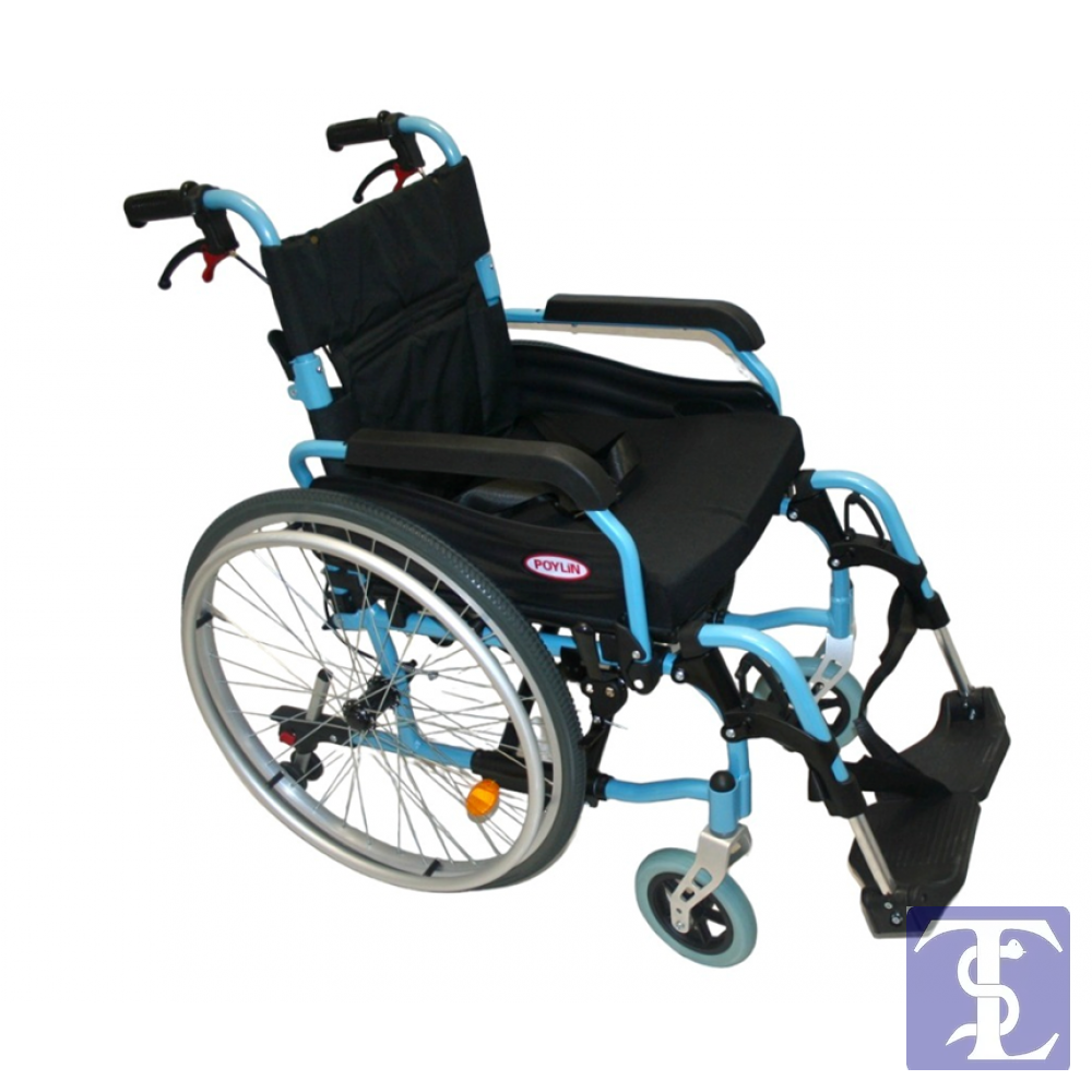 POYLİN P957 42 CM ALUMİNYUM TEKERLEKLİ SANDALYE