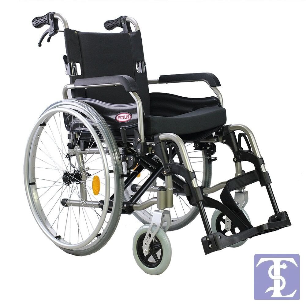 POYLİN P957 50 CM ALUMİNYUM TEKERLEKLİ SANDALYE