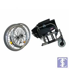 POYLİN P967 46 CM ALUMİNYUM TEKERLEKLİ SANDALYE