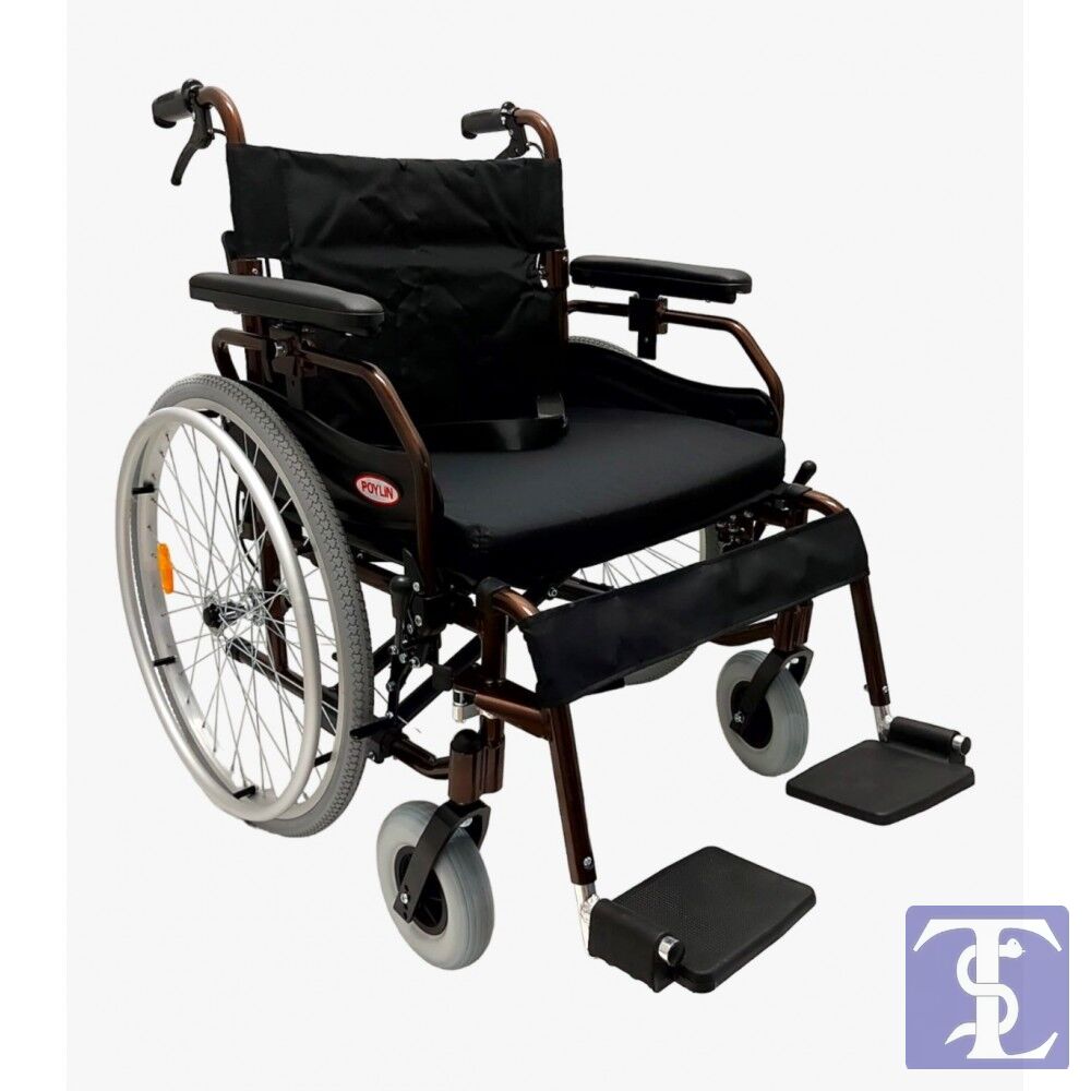 POYLİN P967 55 CM ALUMİNYUM TEKERLEKLİ SANDALYE