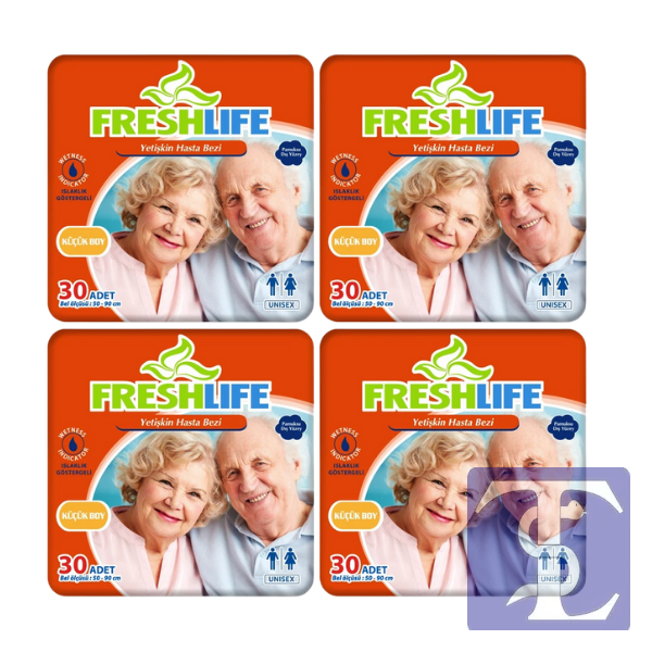 Freshlife Small Belbantlı Hasta Bezi 30’Lu 4 Paket (120 Adet)