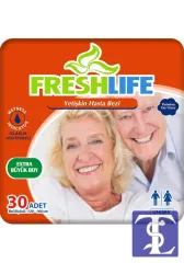 Freshlife XL Ekstra Büyük Boy Belbantlı Hasta Bezi 30’Lu 4 Paket (120 Adet)