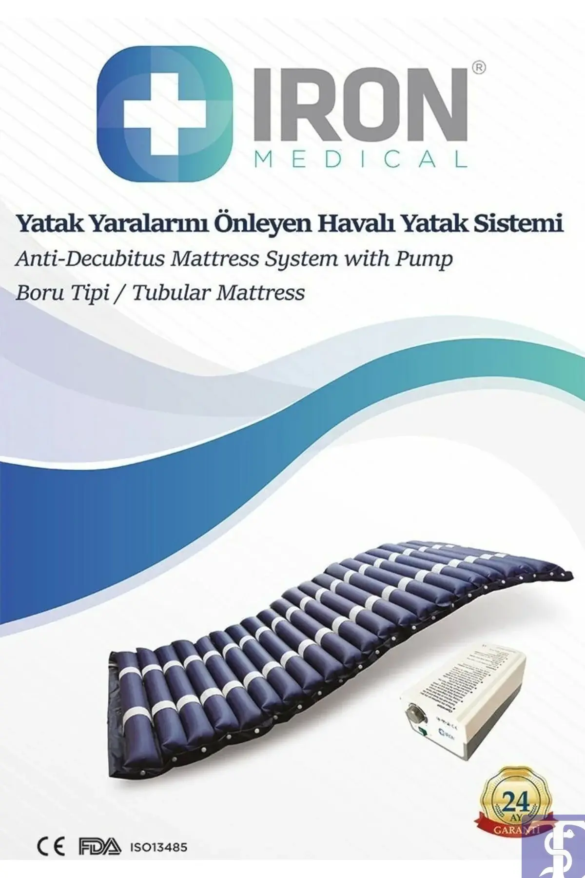 IRON HF6002 BORU TİPİ HAVALI YATAK VENTİLASYONLU ANTİ DEKÜBİTUS