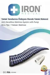IRON HF6002 BORU TİPİ HAVALI YATAK VENTİLASYONLU ANTİ DEKÜBİTUS