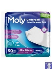 MOLY YATAK KORUYUCU ÖRTÜ 60X90 CM - 4'LÜ EKONOMİK PAKET 120 ADET