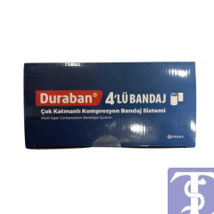 Duraban Çok Katmanlı 4lü Kompresyon Bandaj Sistemi