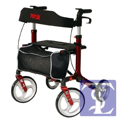 POYLİN P888 LÜKS ROLLATÖR RED