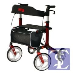 POYLİN P888 LÜKS ROLLATÖR RED