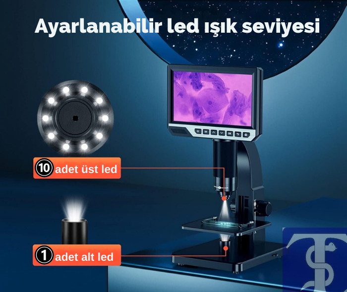 G2000 Dijital Mikroskop 2000X