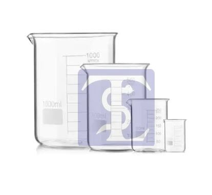S&H Beher kısa form dereceli 25 ml