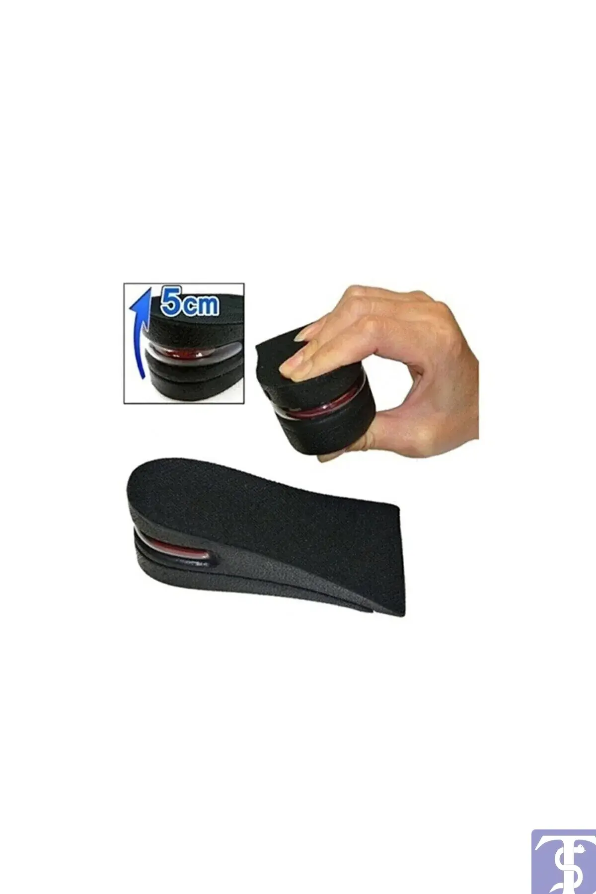HT Sağlık Boy Uzatıcı Hava Yastıklı Tabanlık Gizli Topuk 5 Cm