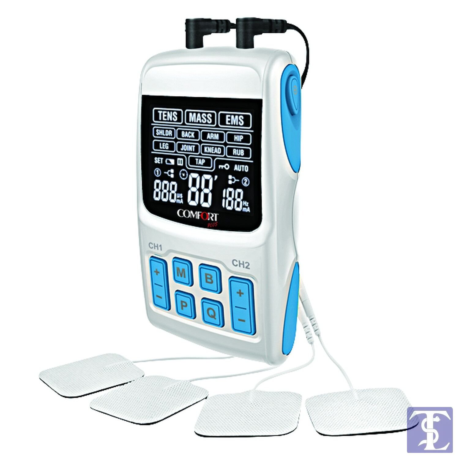 Comfort Plus İki Kanallı Tens Ems Masaj Cihazı Dm3000