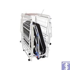 DF01 Dual Motorlu Alüminyum Katlanabilir Ekonomik Hasta Karyolası