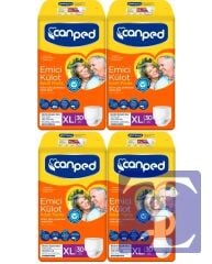 Canped Emici Külot Hasta Bezi  XL - En Büyük Boy (4x30 Adet)