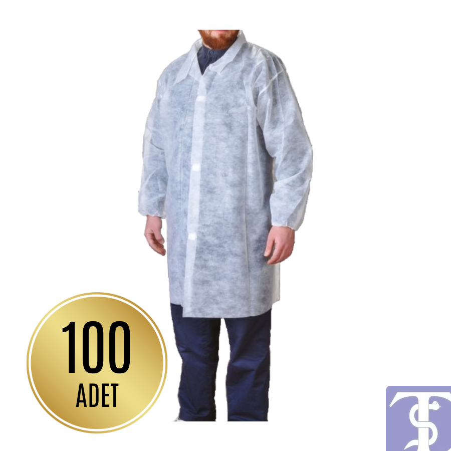 Ziyaretçi Önlüğü Tek Kullanımlık – 100 Adet Standart Beden