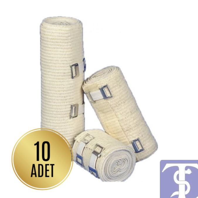 Elastik Bandaj 15 CM - 10 Adet Ekonomik Paket