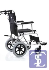 Turmed TM-H-8035 Katlanabilir Siyah Refakatçı Tekerlekli Sandalye