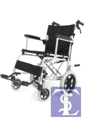 Turmed TM-H-8035 Katlanabilir Siyah Refakatçı Tekerlekli Sandalye